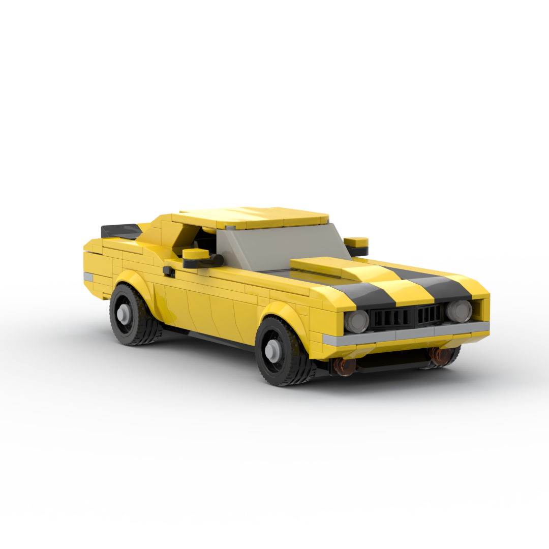 Kids Toys Exhibition - مكعبات بناء سيارة كامارو Z28 الرياضية