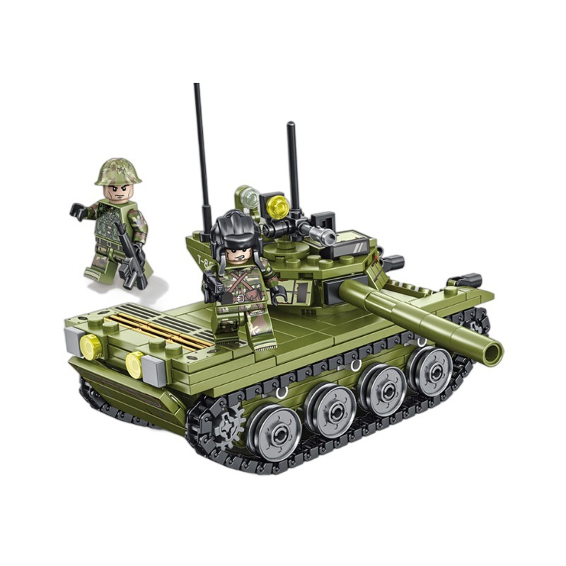 مكعبات بناء دبابة عسكرية من قط - مراجعة Kids Toys Lego وسعره