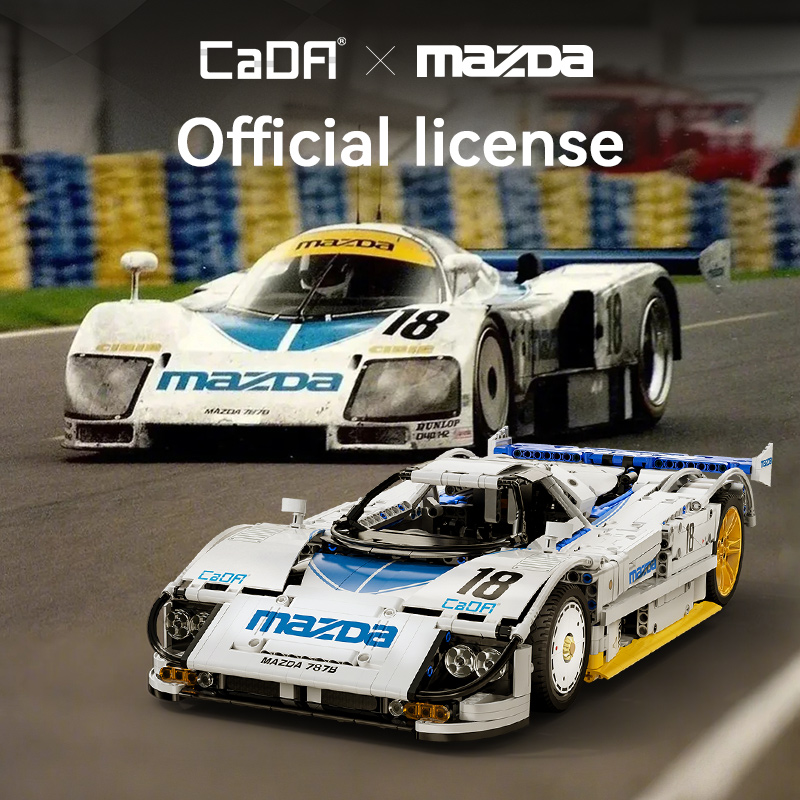 CaDA 1:10 مازدا 787B سيارة سبا - مراجعة Kids Toys Lego وسعره