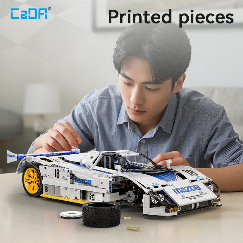 CaDA 1:10 مازدا 787B سيارة سبا - مراجعة Kids Toys Lego وسعره