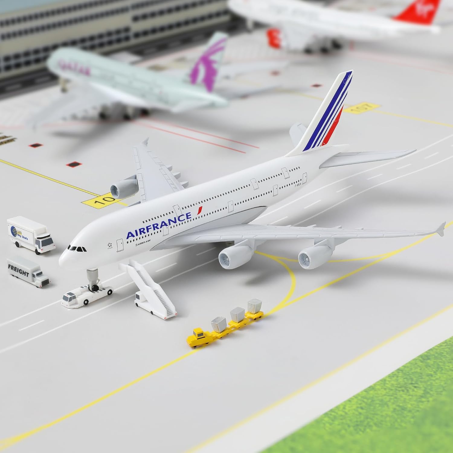نموذج طائرة إير فرانس A380 بطو - مراجعة Kids Toys Idea وسعره