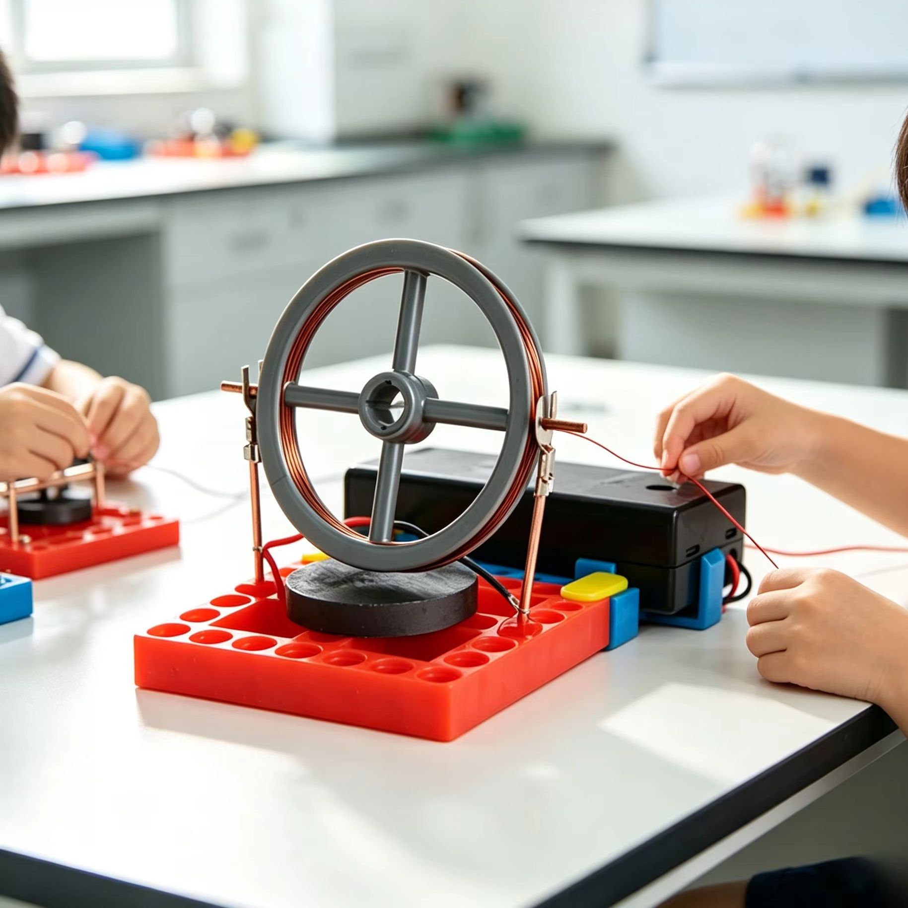 نموذج تجربة المحرك الكهرومغناط - مراجعة Science Experiment Kit وسعره
