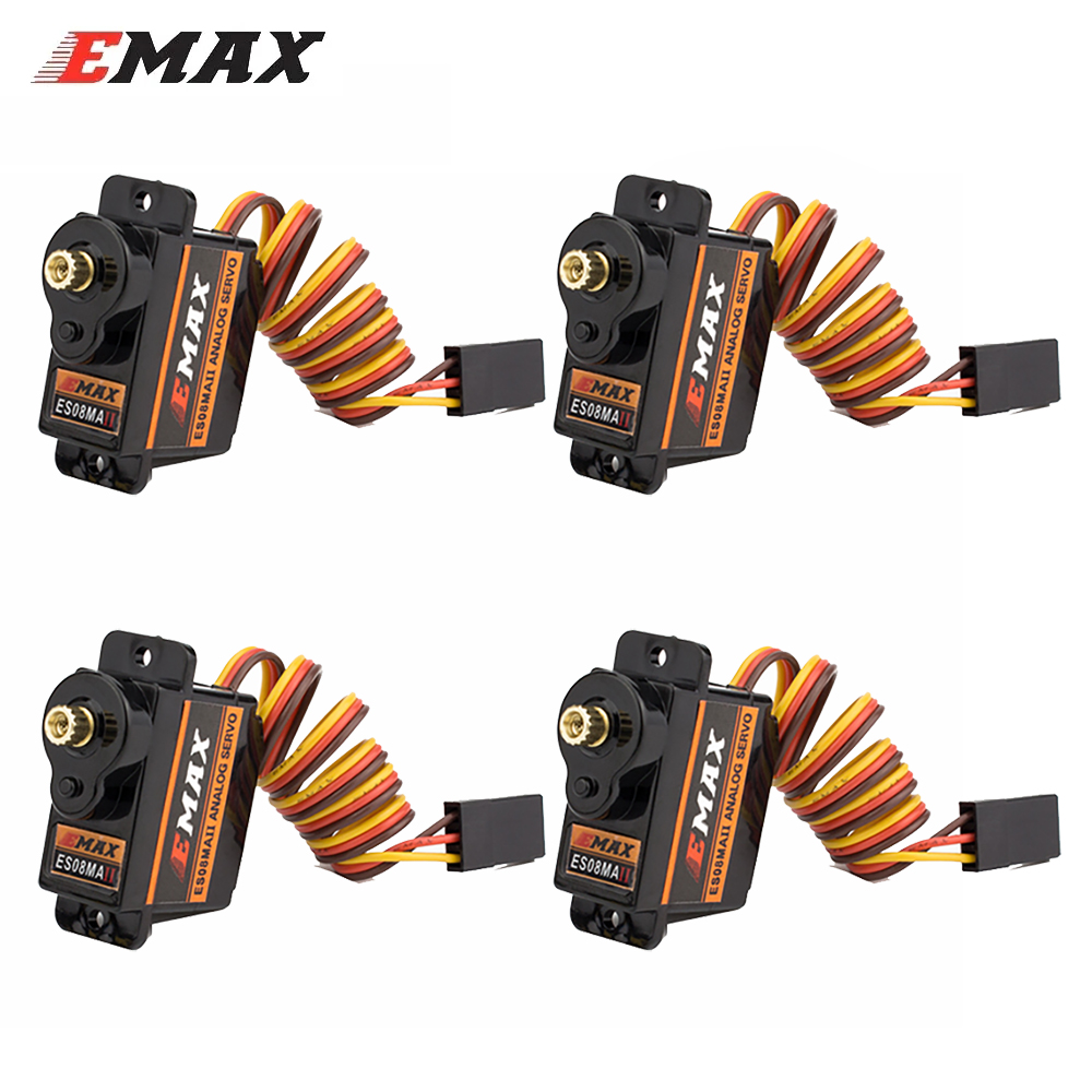 1/2/4/8 قطعة EMAX ES08MA ES08M - مراجعة Rc Helicopter Mini وسعره