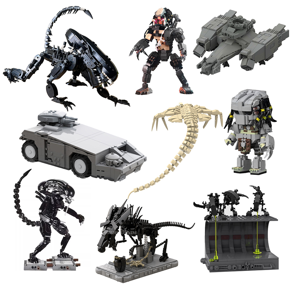 مجموعة بناء شكل وحش MOC-Aliene - مراجعة Xenomorph Kids Toys وسعره
